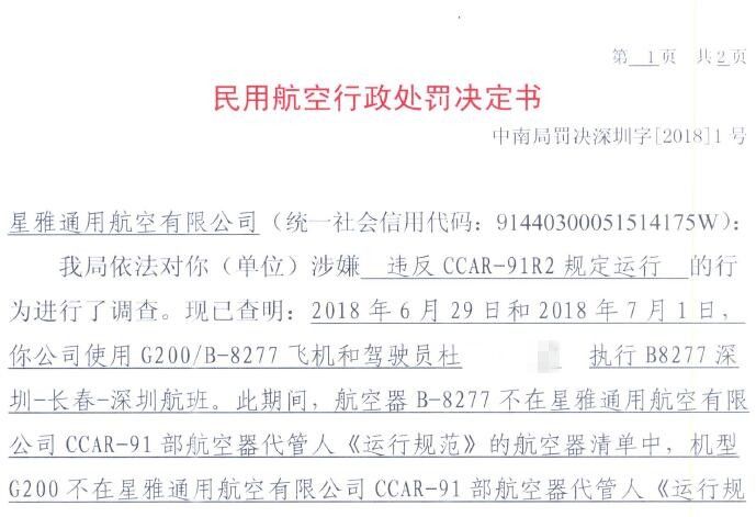違反規(guī)定運行！通航企業(yè)被罰款九千元